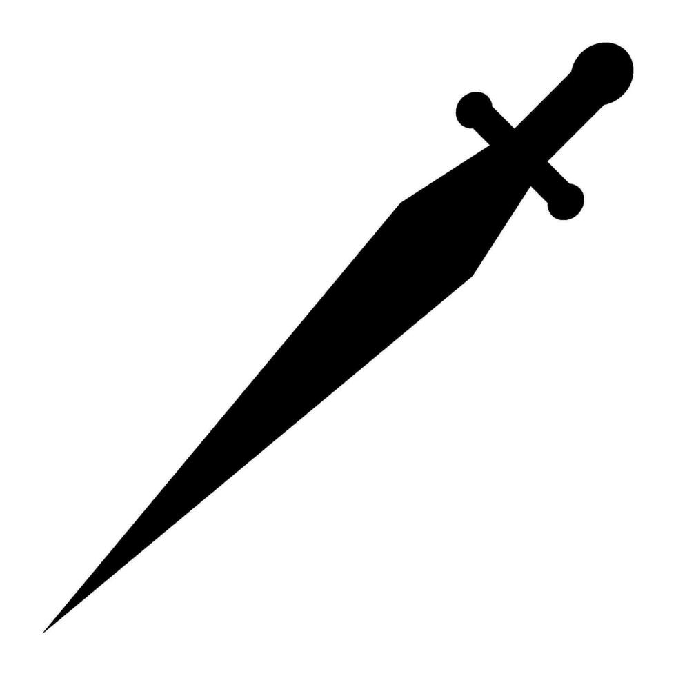 dagger icon design vector template