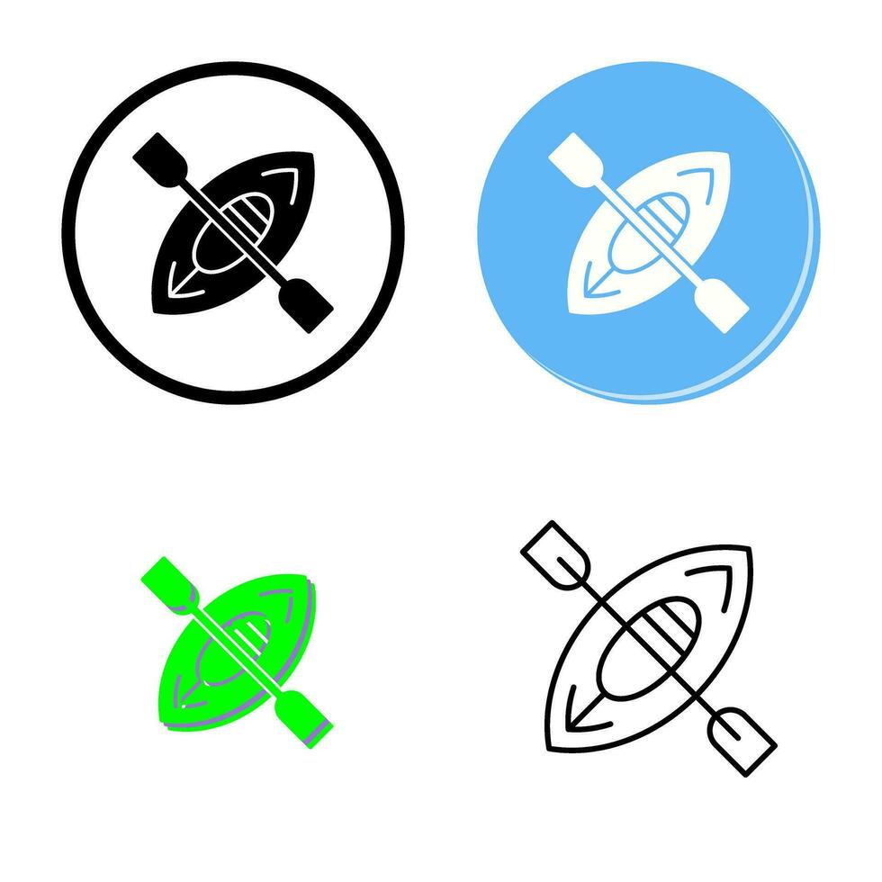 Kayak Vector Icon