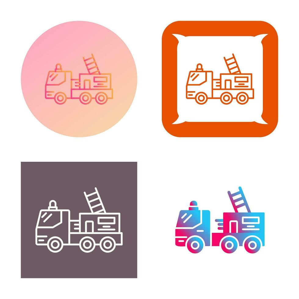 Fire Truck Vector Icon