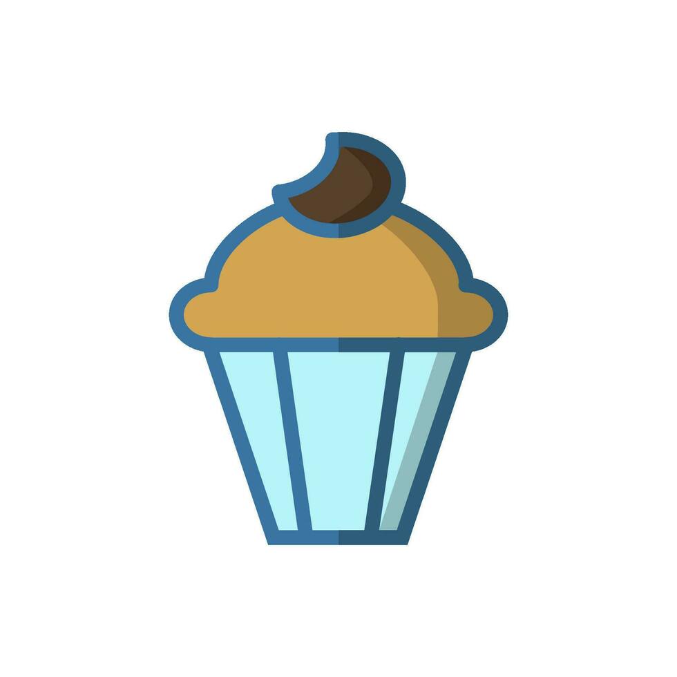 cupcake icon design vector