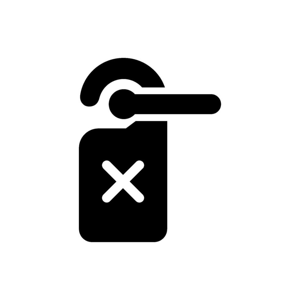 do not distrub icon design vector