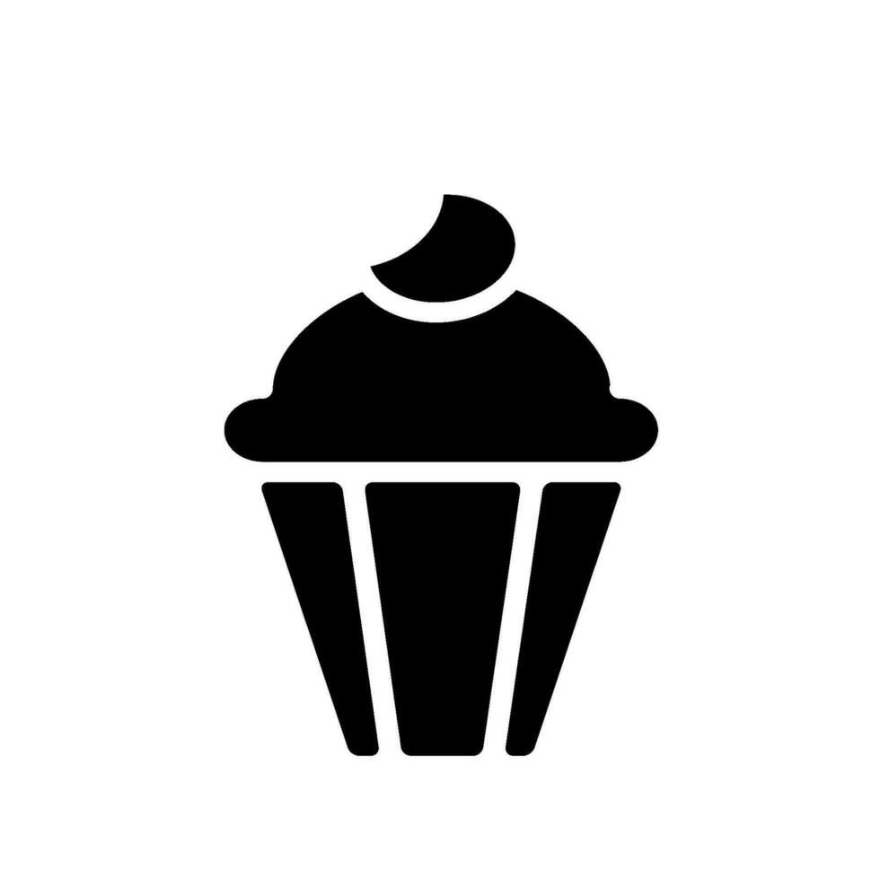 cupcake icon design vector