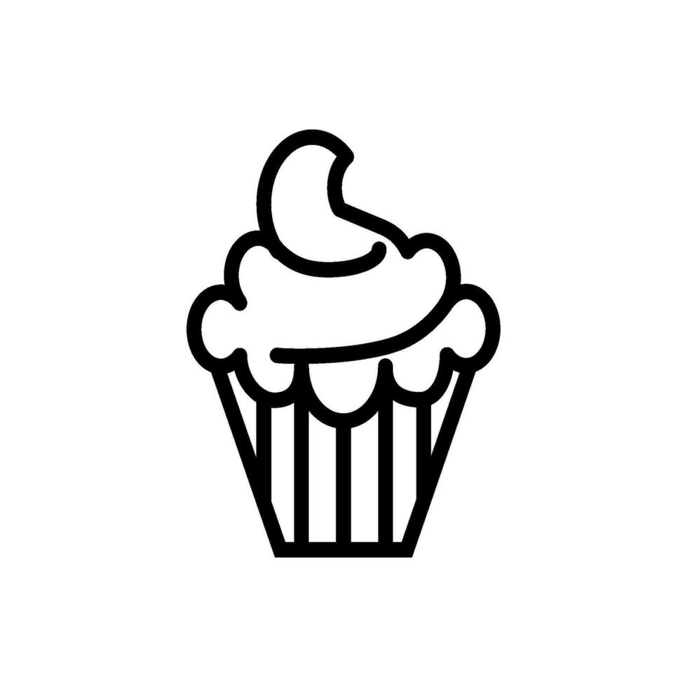 cupcake icon design vector