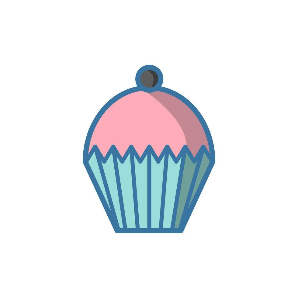 cupcake icon design vector