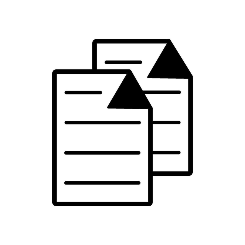 document icon design vector template