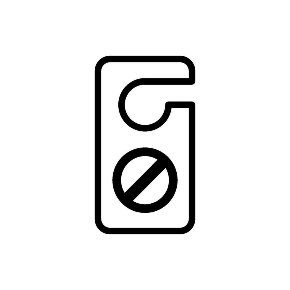 do not distrub icon design vector