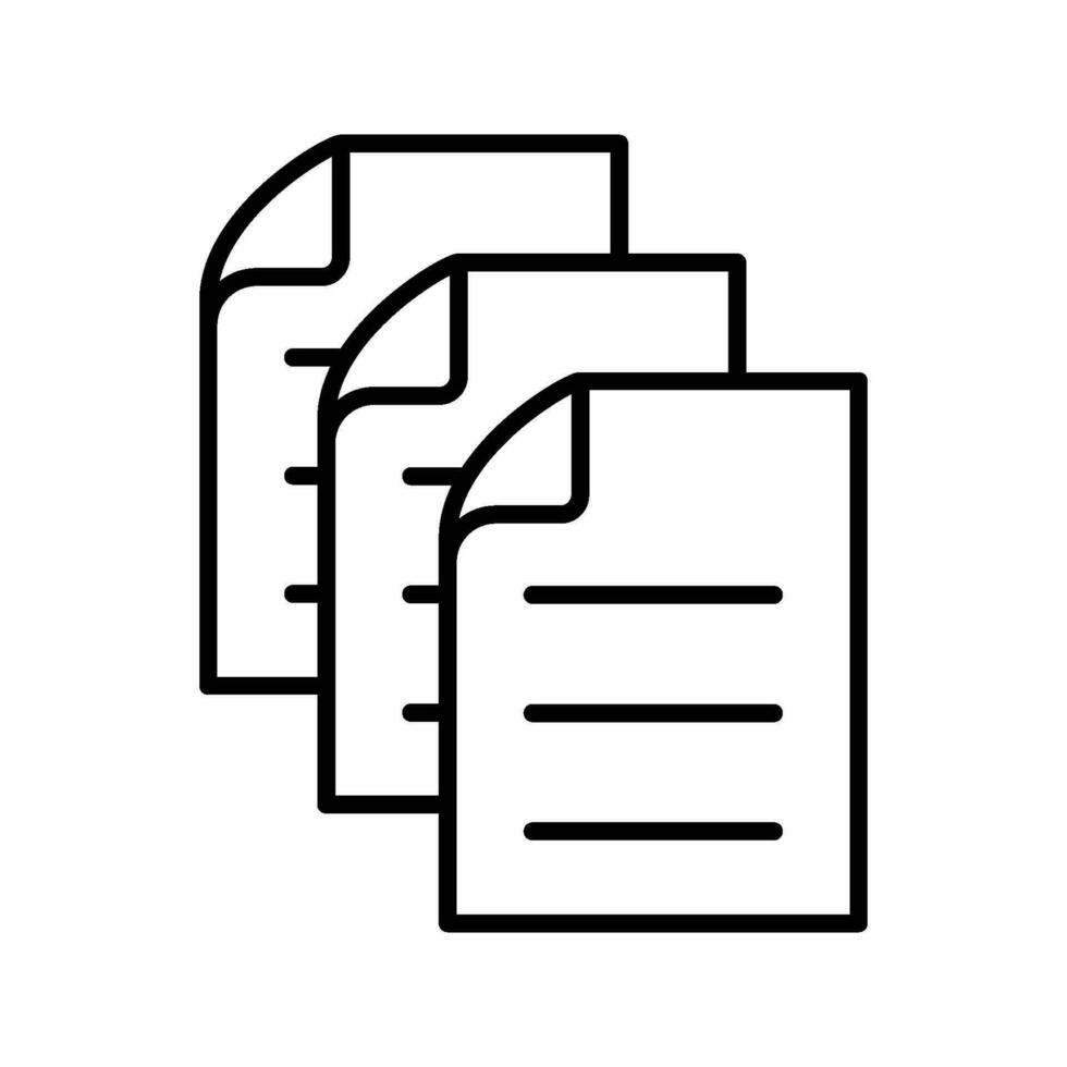 document icon design vector template