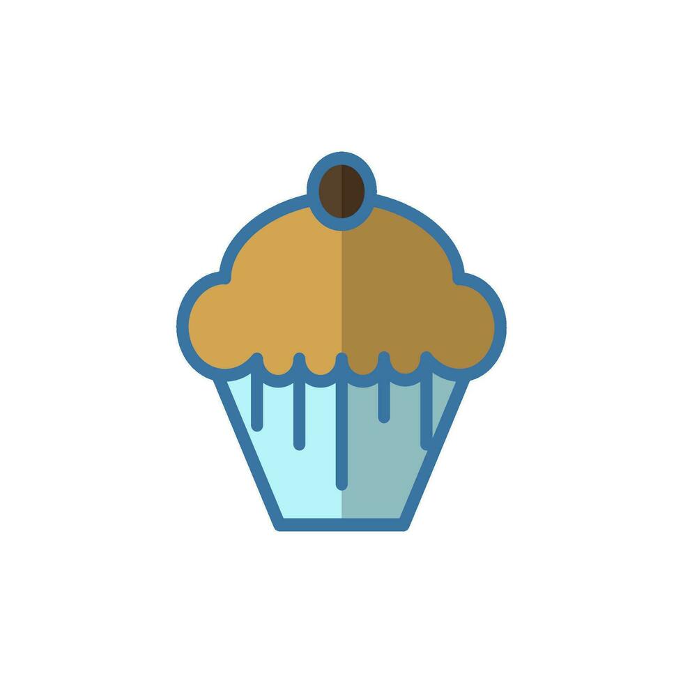 cupcake icon design vector