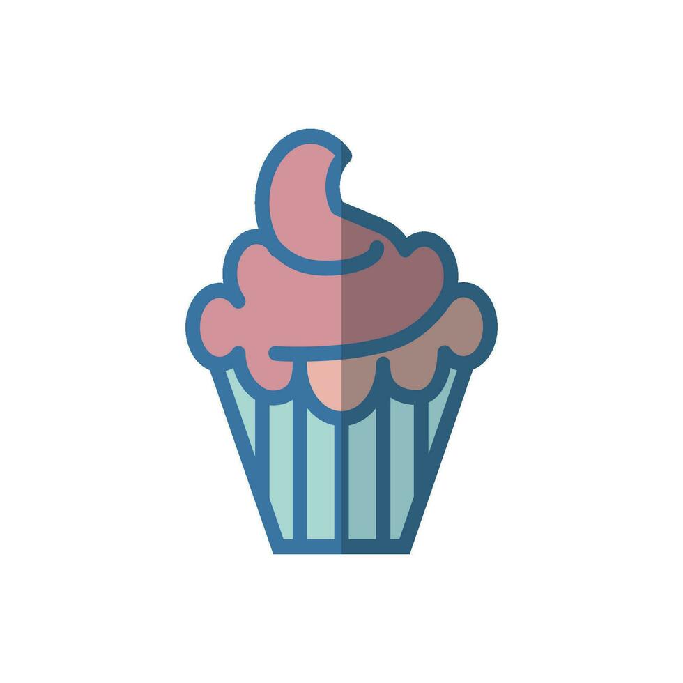 cupcake icon design vector