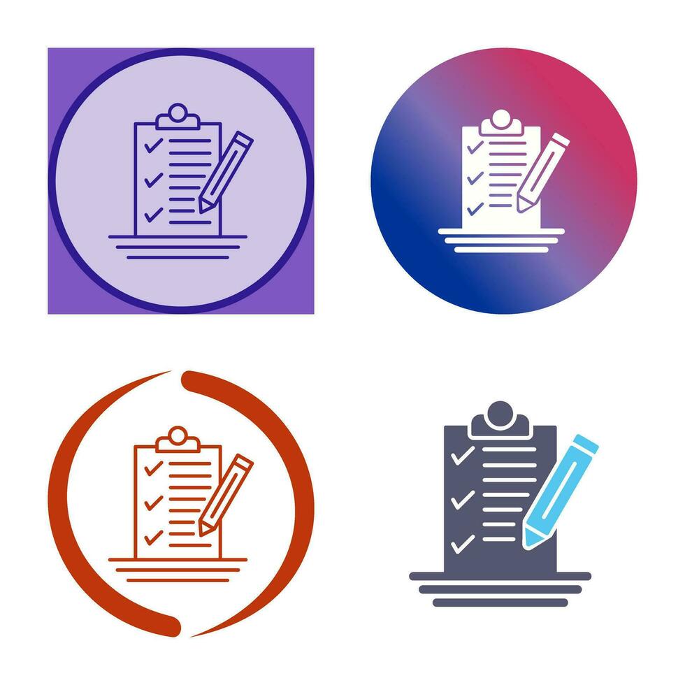 Check List Vector Icon