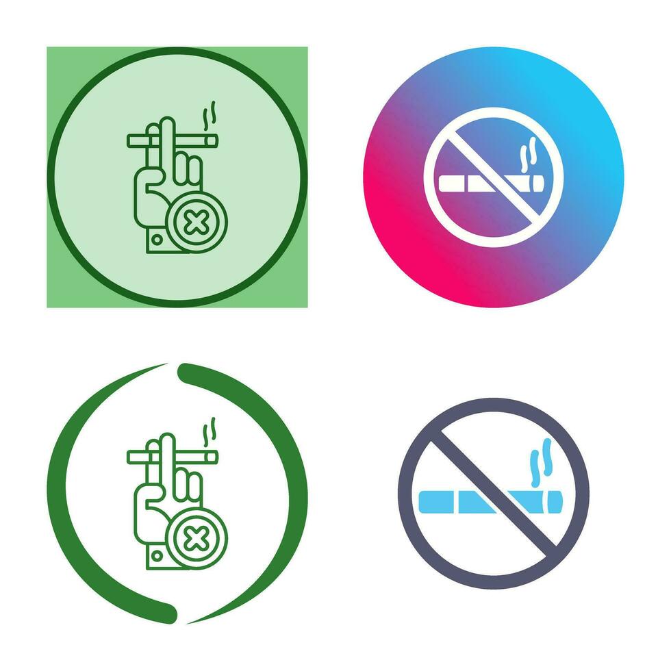 Quit Smoking Vector Icon