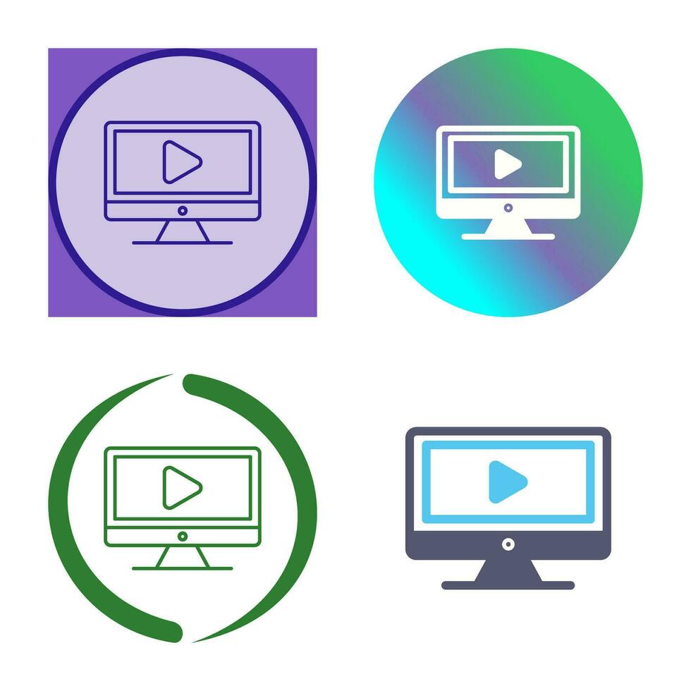 Video Lesson Vector Icon