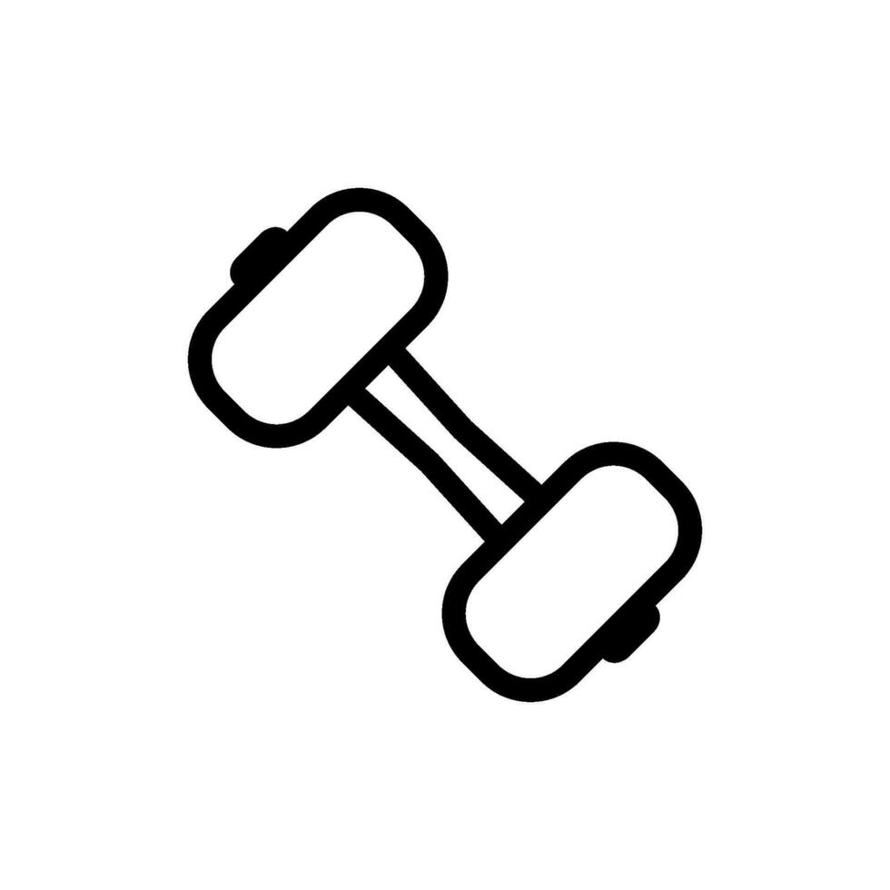 dumbbell icon design vector