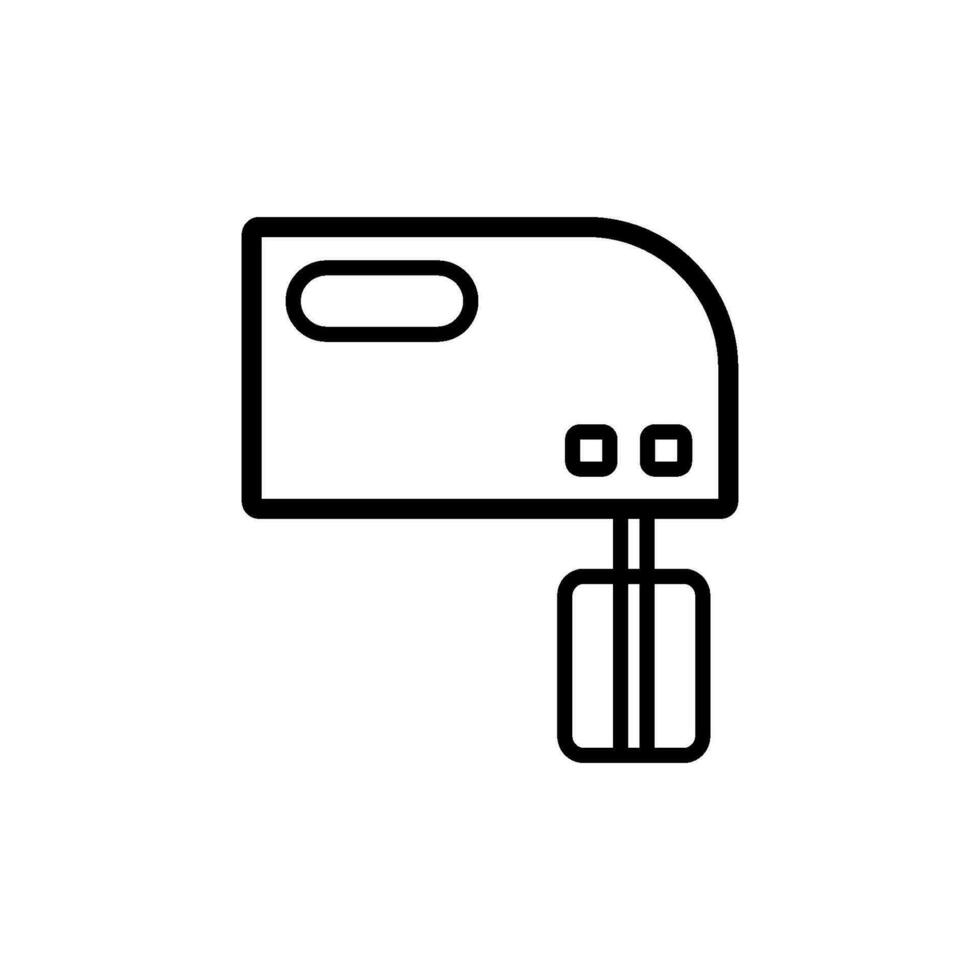 eléctrico mezclador icono vector modelo