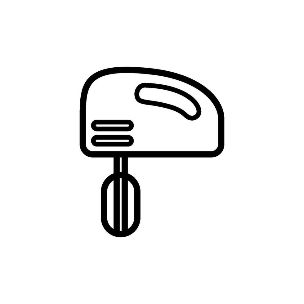 electric mixer icon vector template