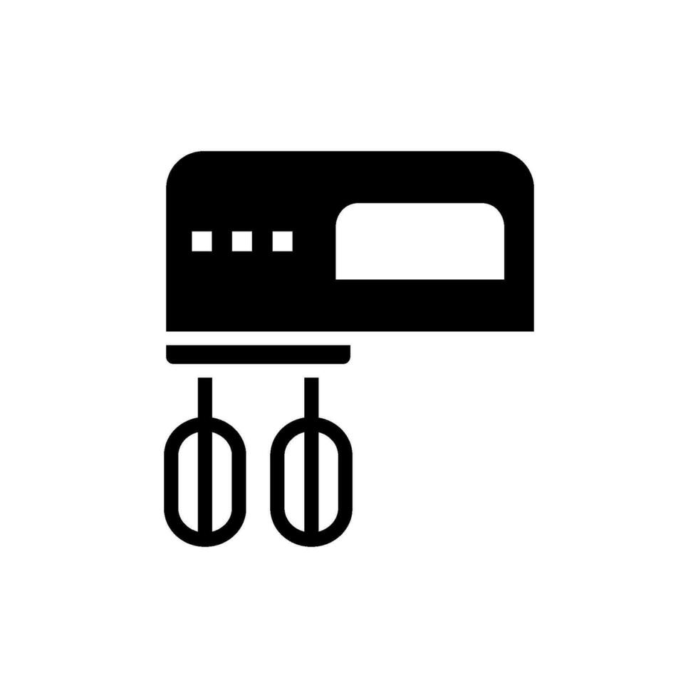 electric mixer icon vector template