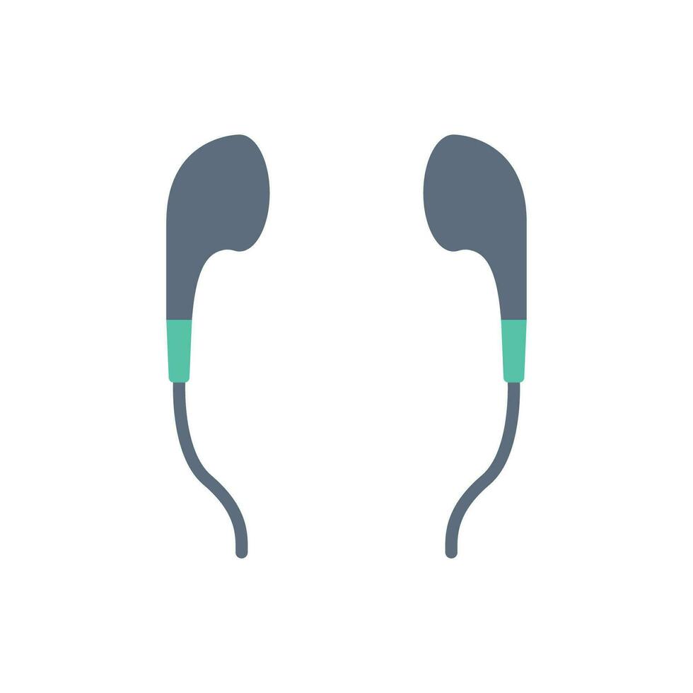 auriculares icono diseño vector