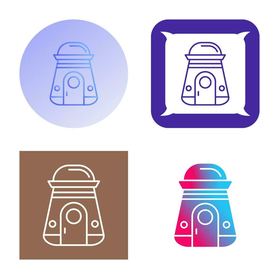 Space Capsule Vector Icon