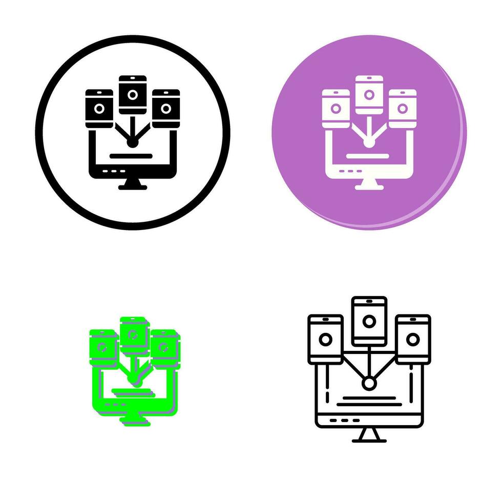 Computer Networks Vector Icon