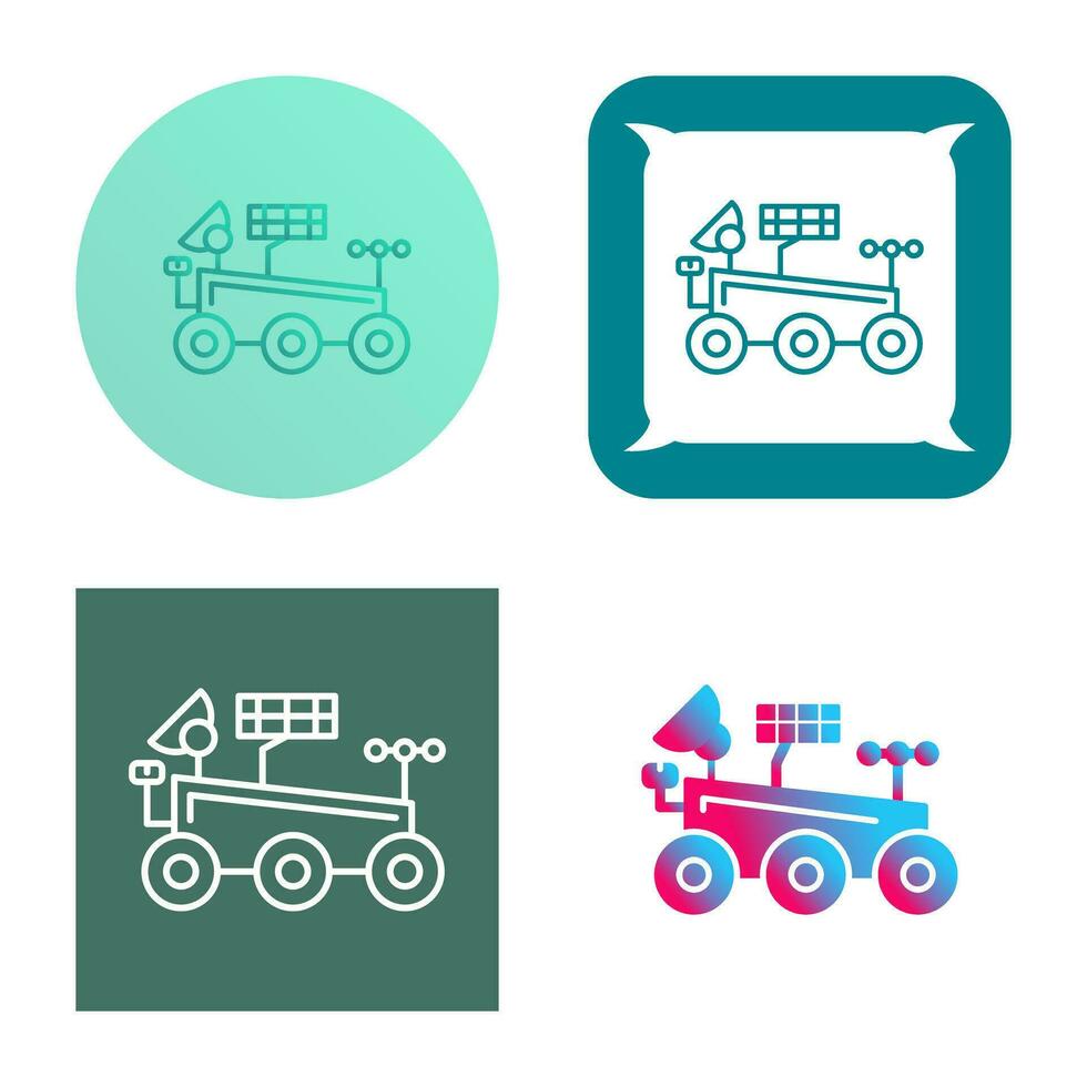 Mars Rover Vector Icon