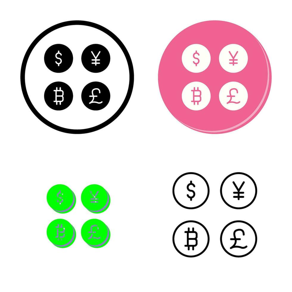 Currency Symbols Vector Icon