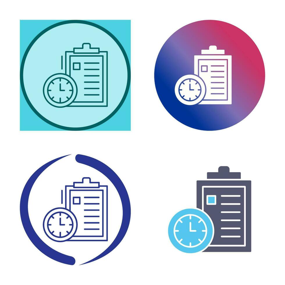 Time Management Vector Icon