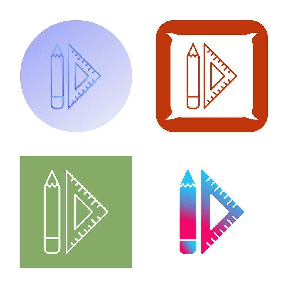 Set Square Vector Icon