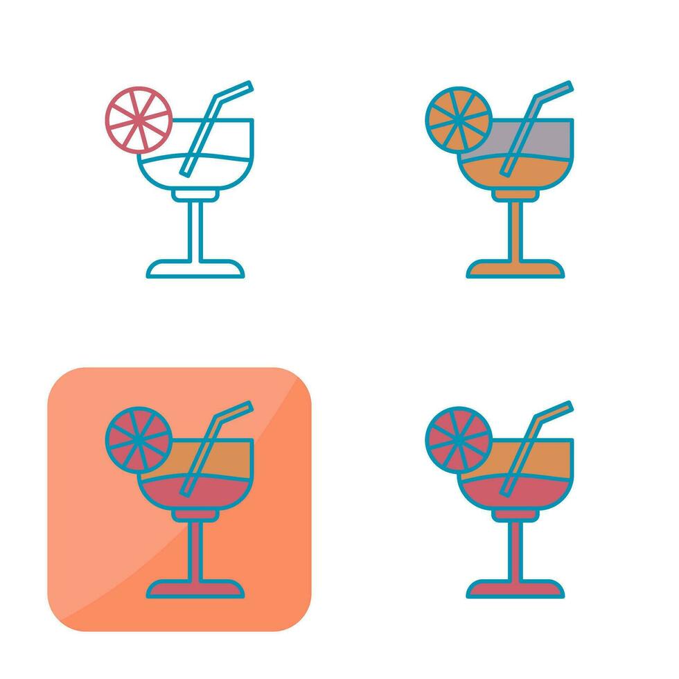 Cocktail Vector Icon