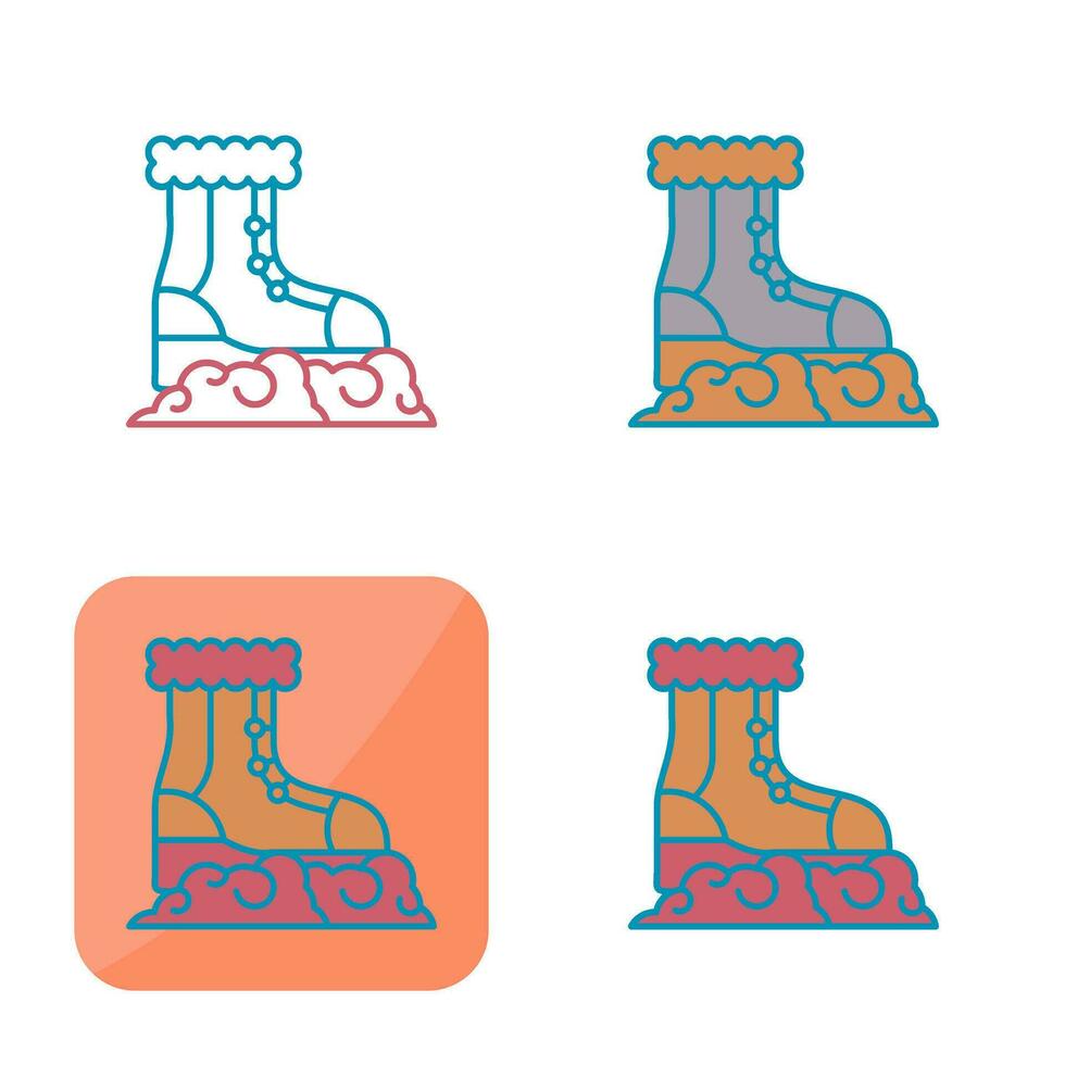 Snow Boots Vector Icon