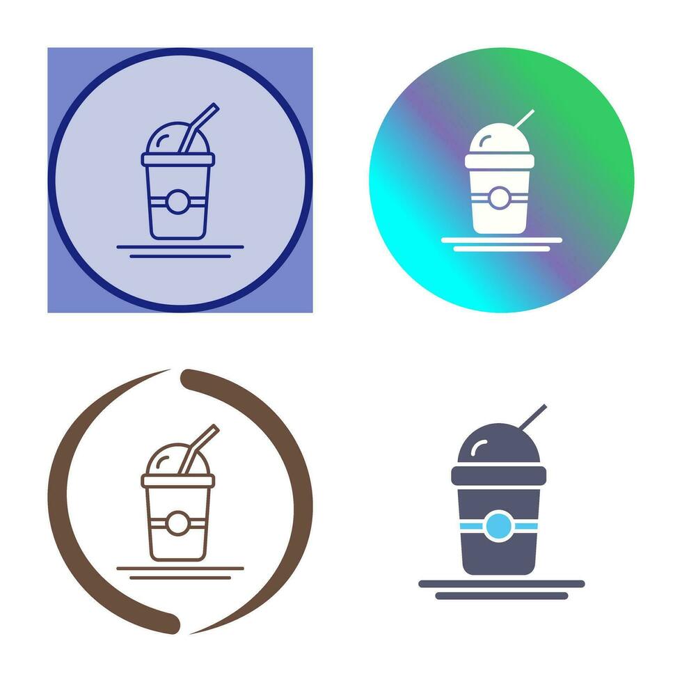 icono de vector frappé