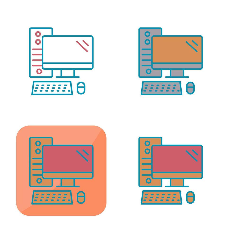 Computer Vector Icon