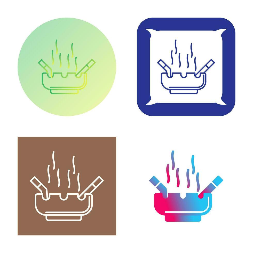 Ashtray Vector Icon
