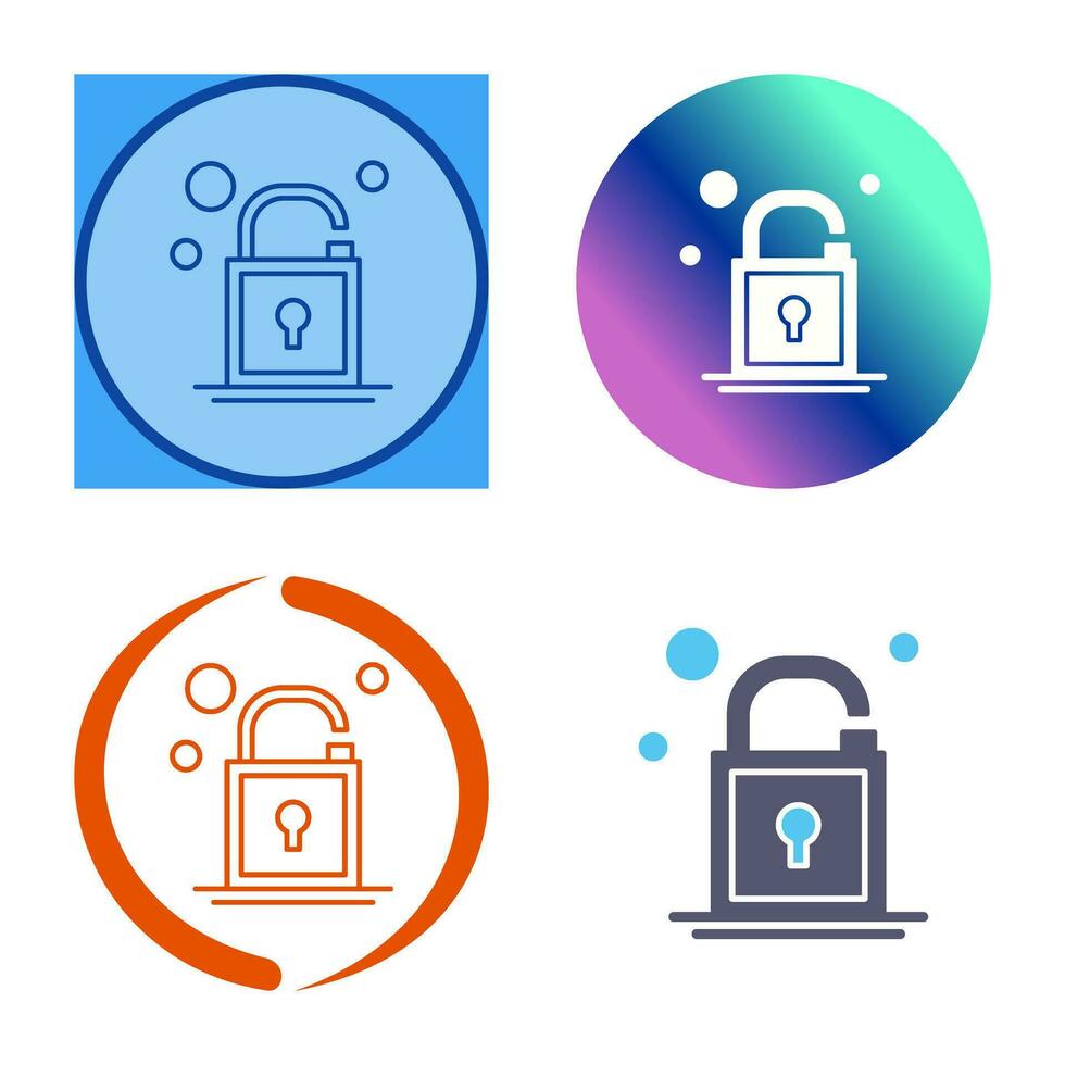 Open Lock Vector Icon