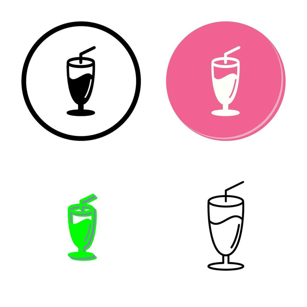 Milkshake Vector Icon