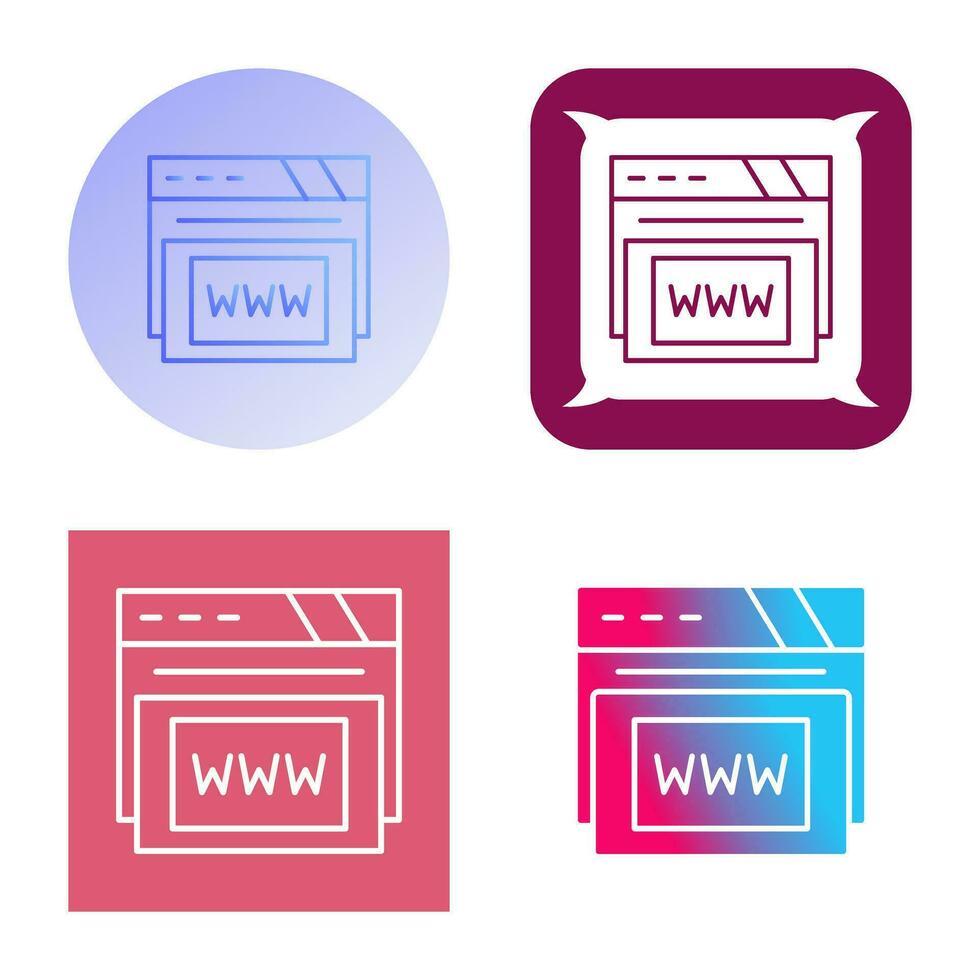 Www Vector Icon