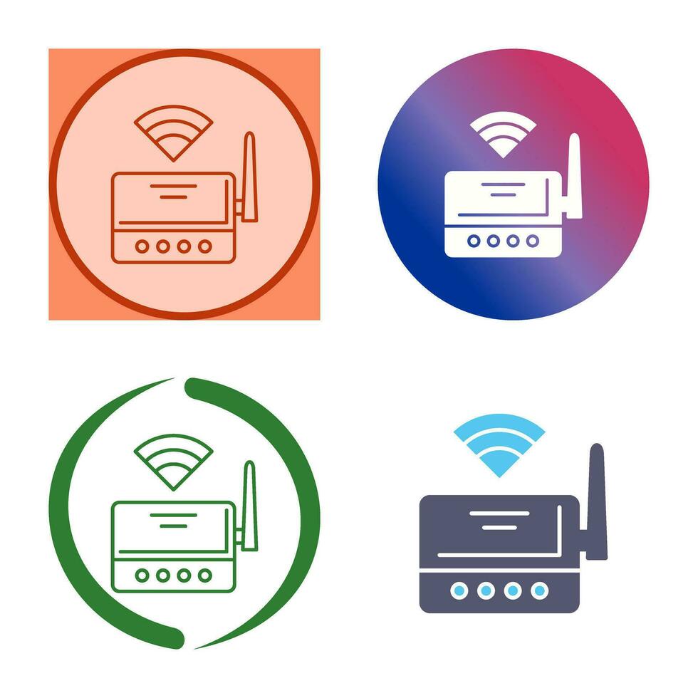 Wifi Router Vector Icon