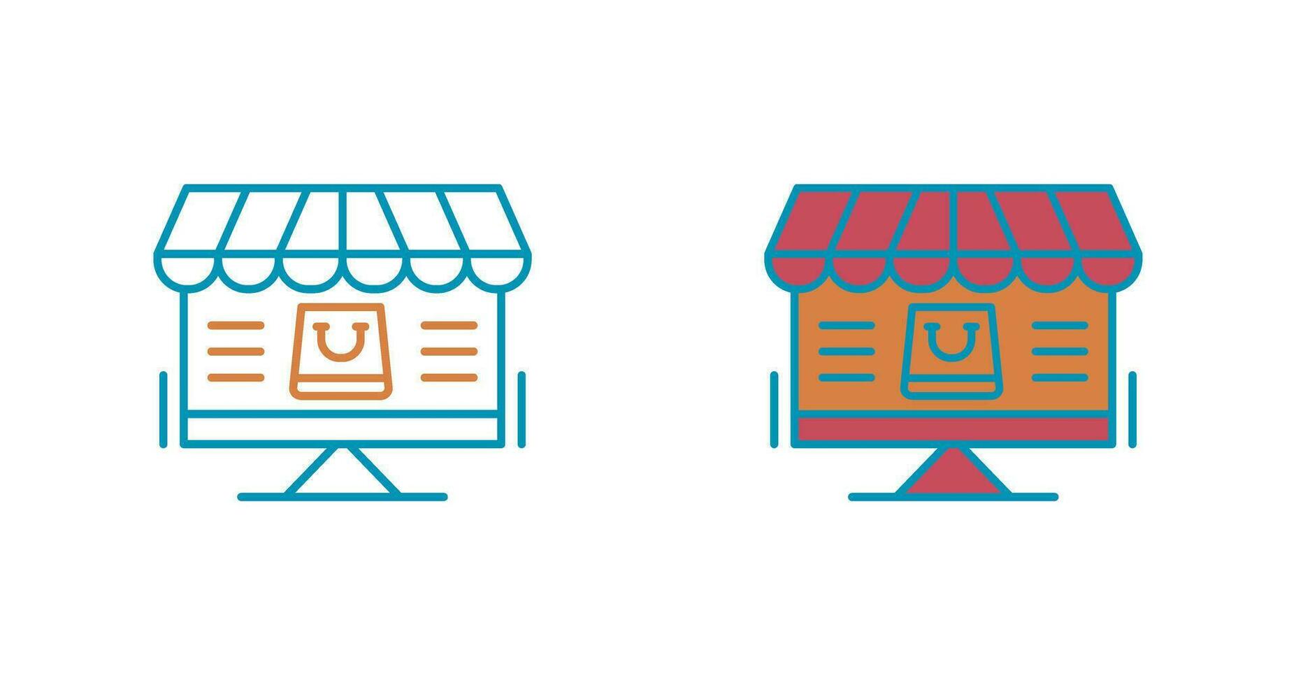 Online Shopping Vector Icon