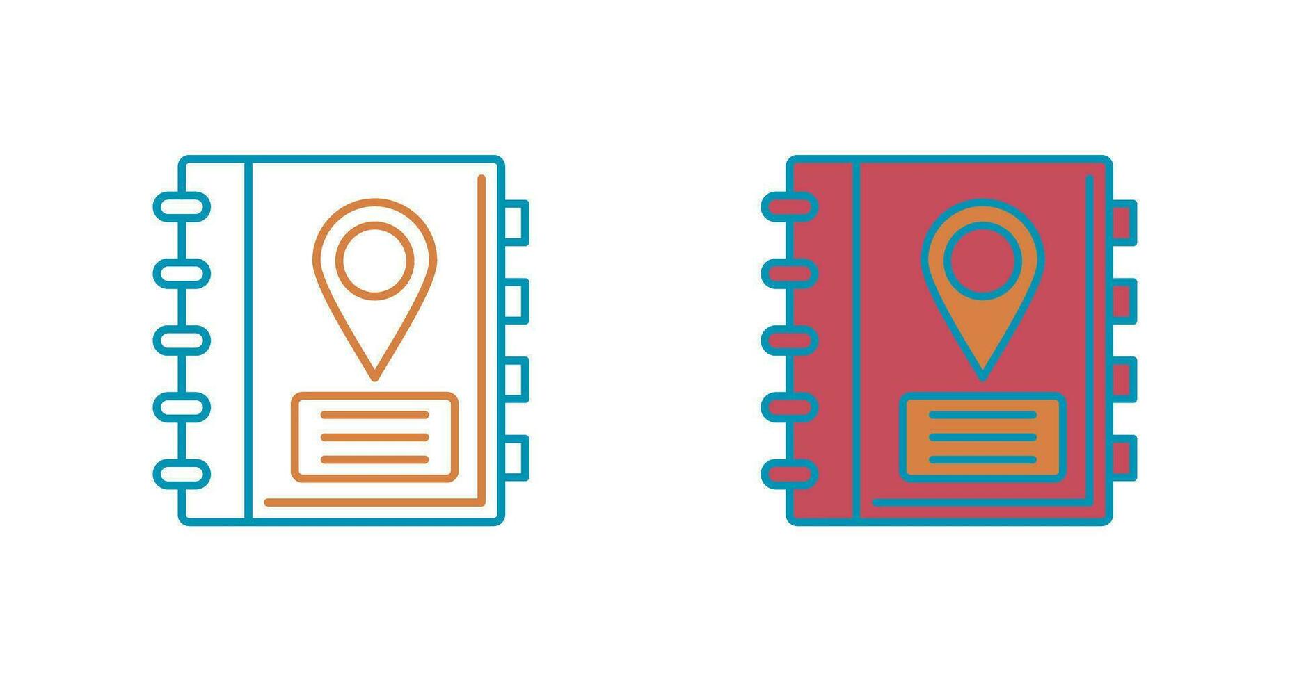 Address Book Vector Icon
