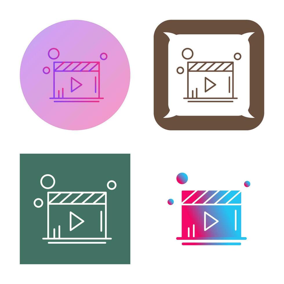 Video Player Vector Icon