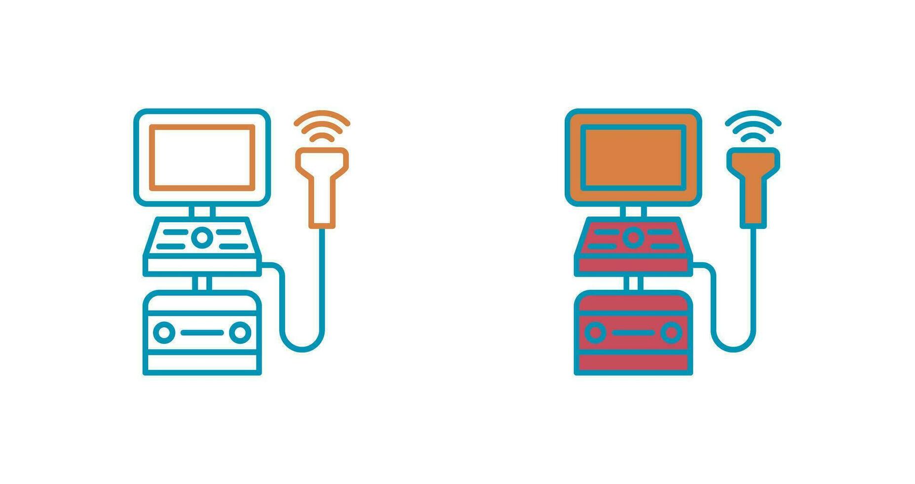 Ultrasound Machine Vector Icon