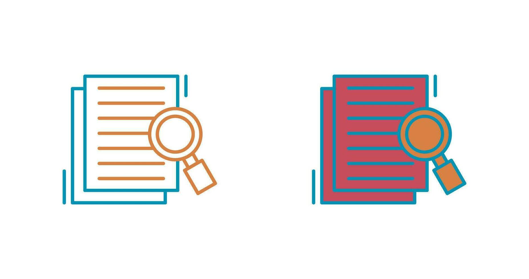 Details Looking Vector Icon