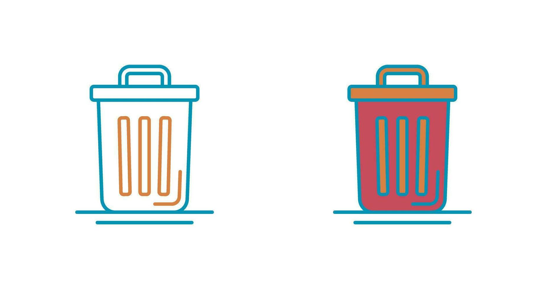 Trash Can Vector Icon