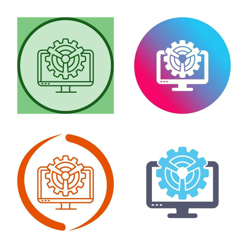 Monitor Vector Icon