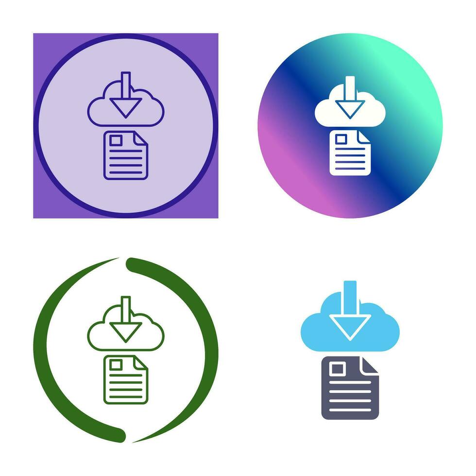 File Download Vector Icon