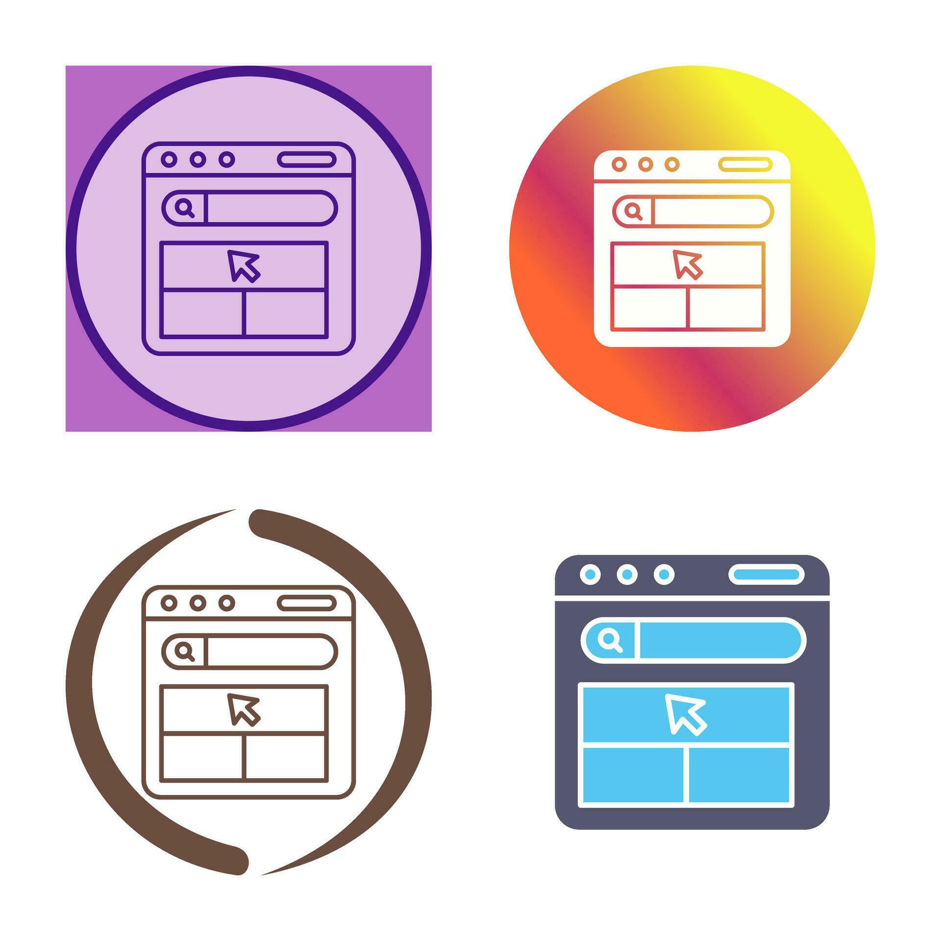 Website Vector Icon 34539618 Vector Art at Vecteezy
