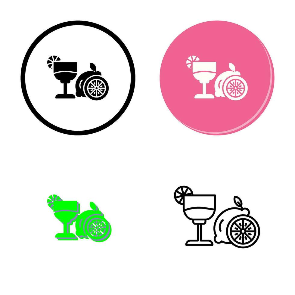 Lime Juice Vector Icon