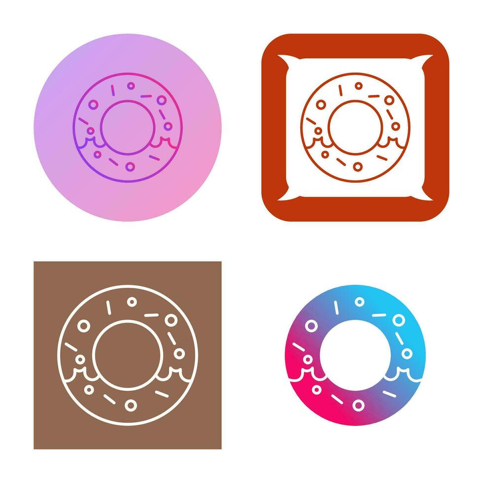 icono de vector de donut