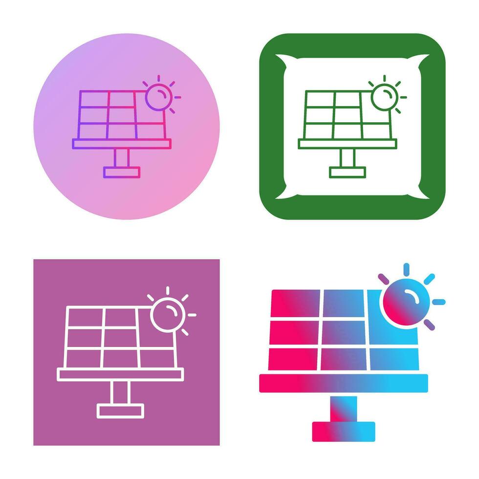 Solar Energy Vector Icon