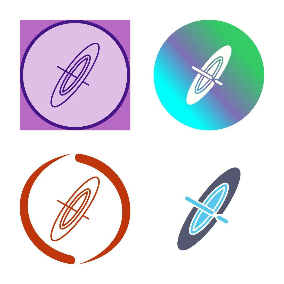 Black Hole Vector Icon