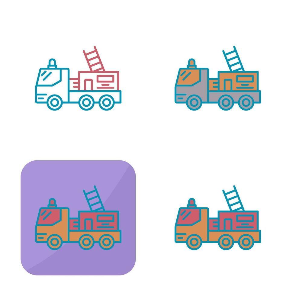 Fire Truck Vector Icon